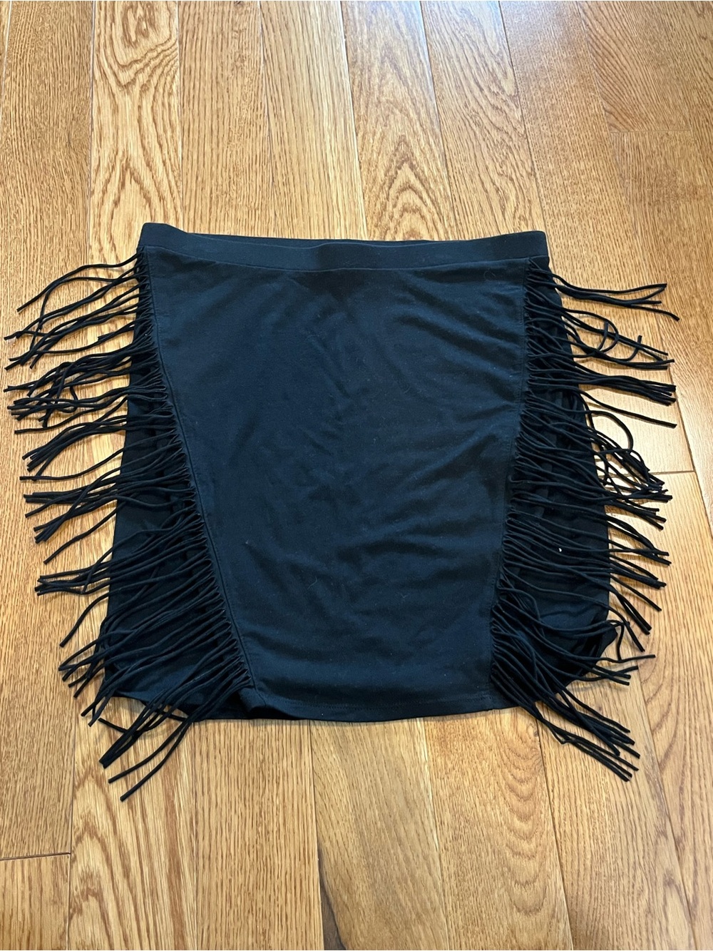Express Black Fringe Top or Skirt